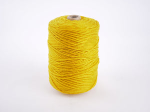 PolyTuft polyester tufting yarn cone in Egg Yolk (07)