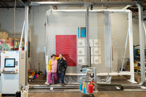 CNC robo-tufter workshop